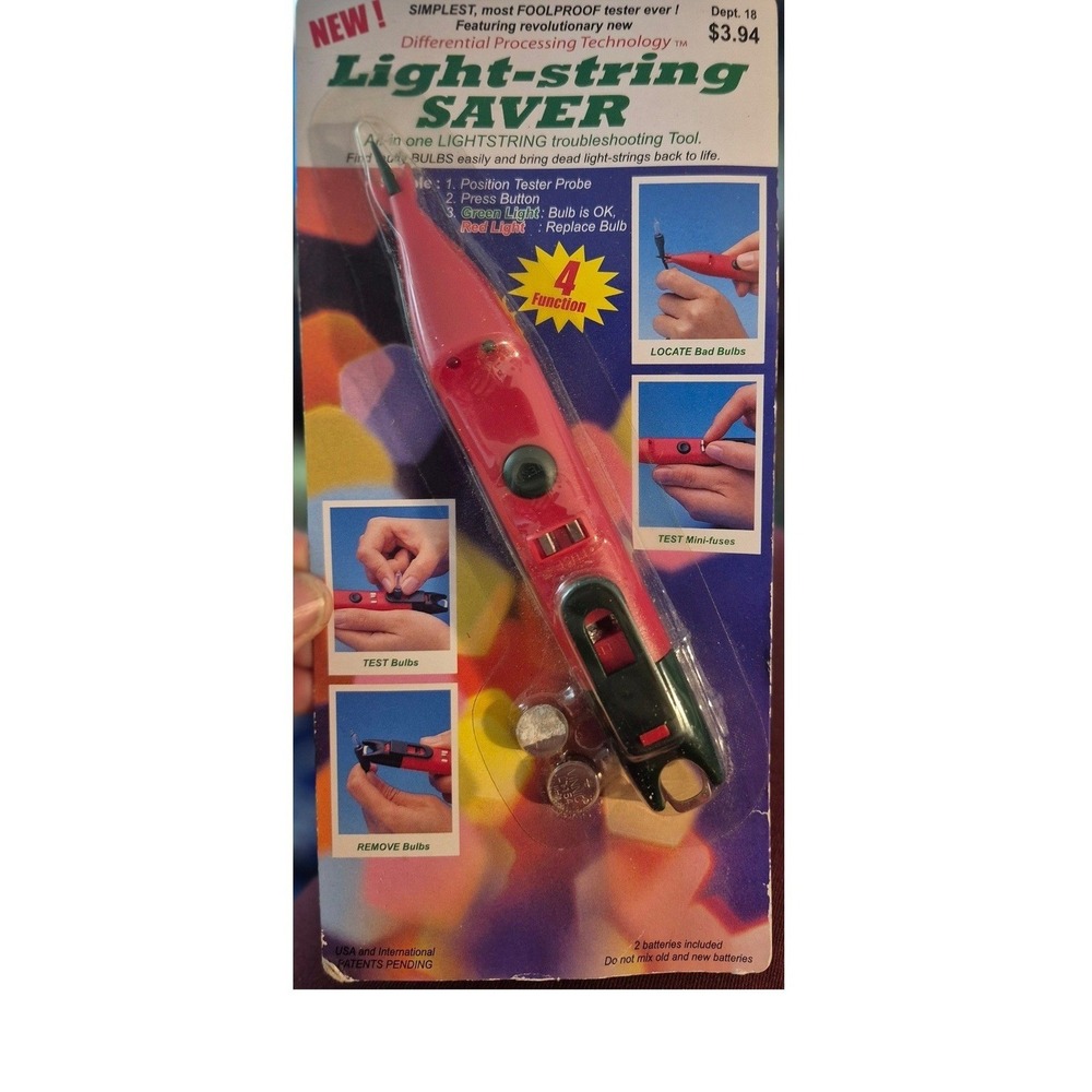 Light-String Saver All-In One‎ Lightstring Troubleshooting Tool Bulb/Fuse Tester